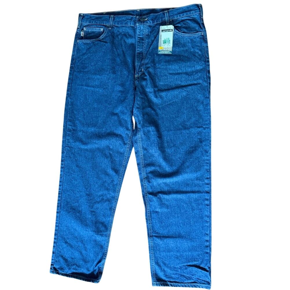Carhartt FR Flame Resistant Jeans 42x32 Relaxed Fit Workwear Denim CAT2 NFPA